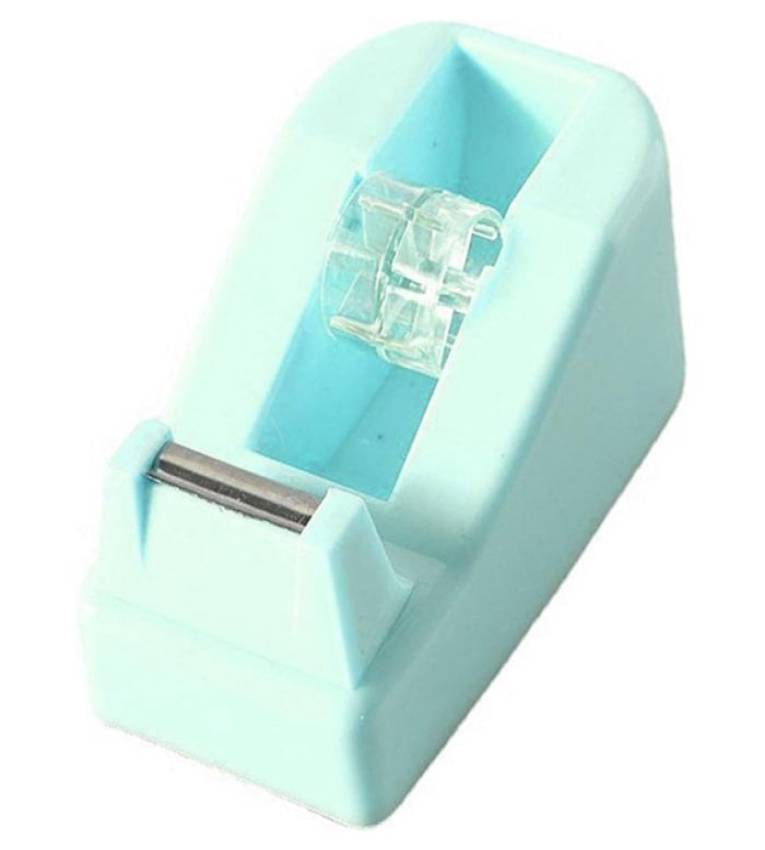 Dévidoir de scotch en plastique avec rouleau adhésif transparent inclus